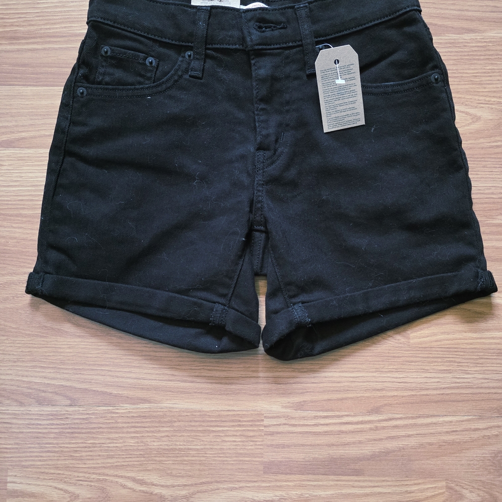 Levi's Women's Black Denim Shorts